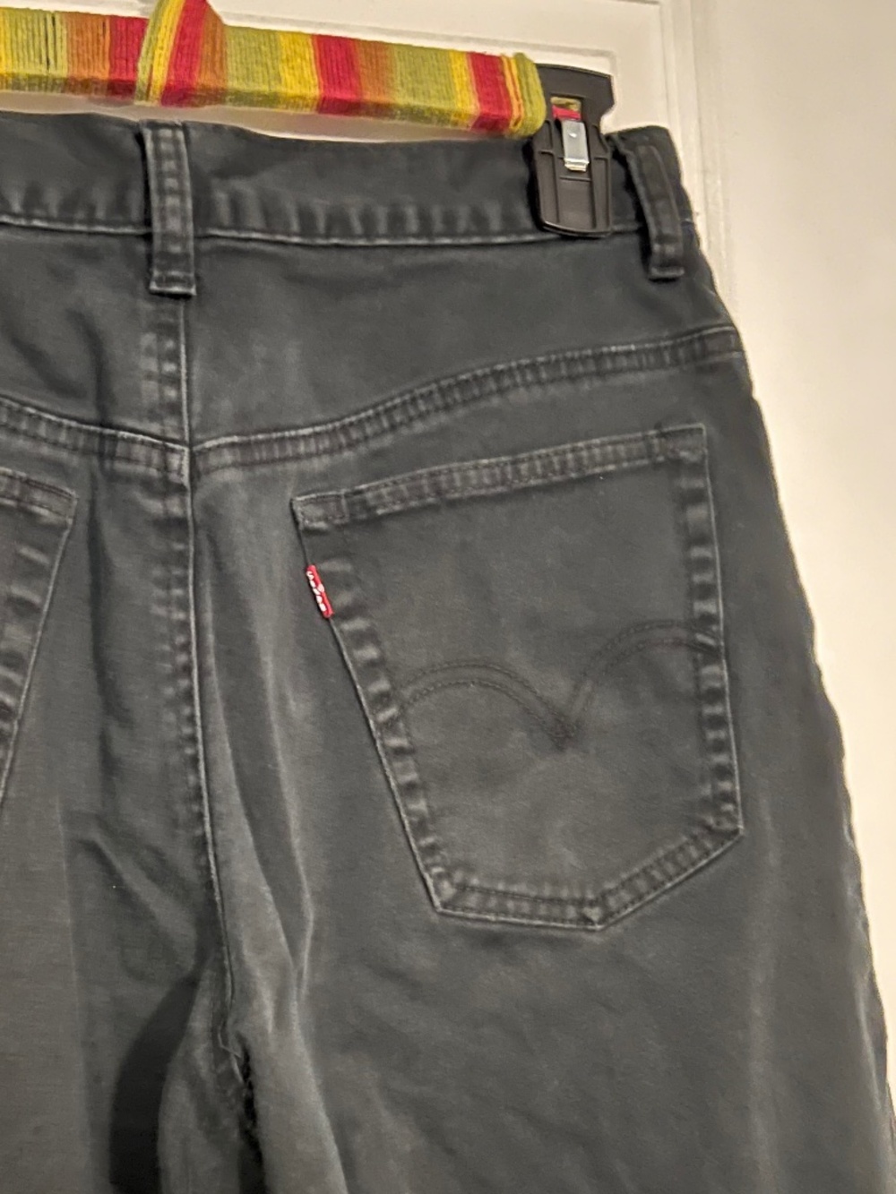 Vtg Red Tab Levi's Black Jeans
